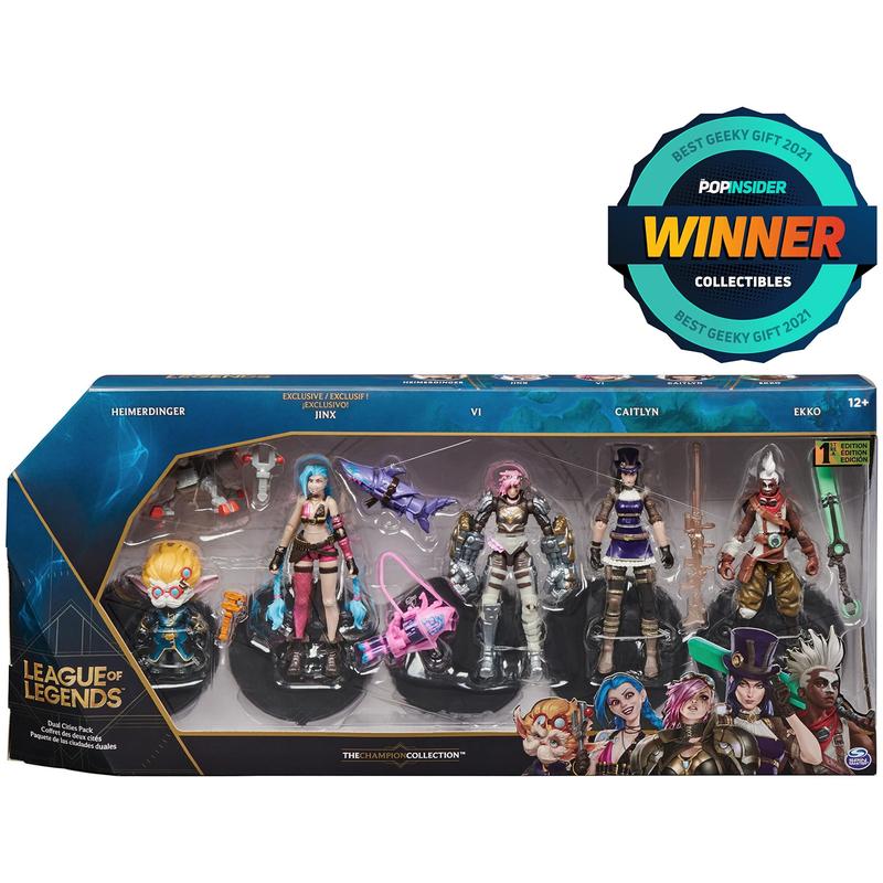 Figuras de Ação League of Legends Dual Cities - Conjunto com 5